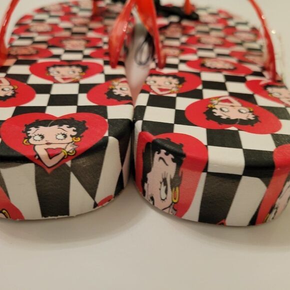 BRAND NEW BETTY BOOP WOMEN'S FLIP FLOP THONG SANDAL - Picture 10 of 15